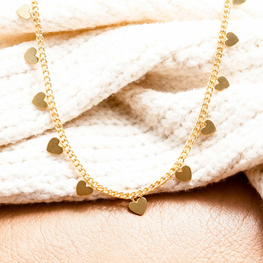 Pulseria Coracoes encantados lisos DCG0893