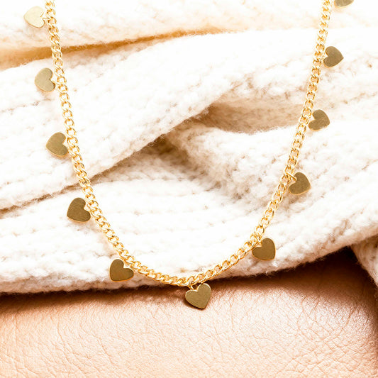 Pulseria Coracoes encantados lisos DCG0893