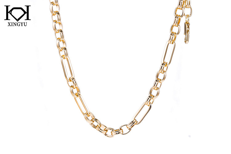 Colar Elos lisos Luxuosos DCG0751
