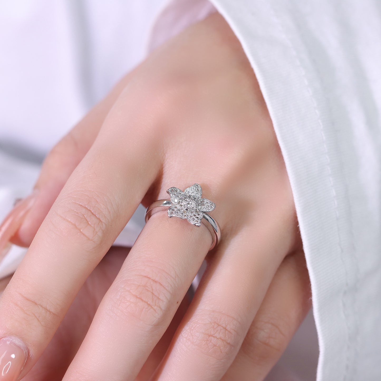 Anel Diamond Flowers XYR101478