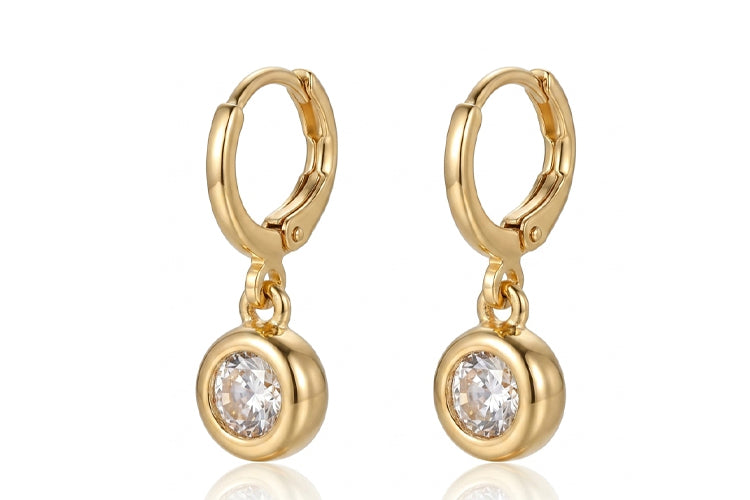 Brincos Argola Com Pingente DCG1580