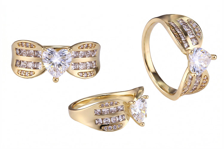 Anel Elegante Cravejado DCG1633