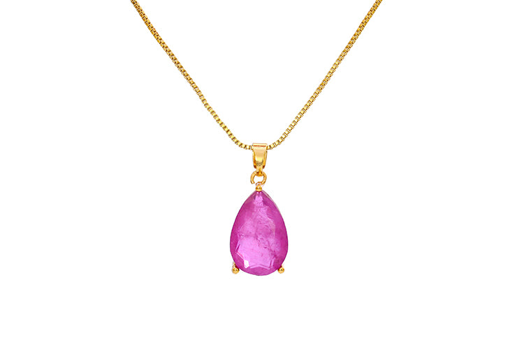 Colar Gota Turquesa 040-49