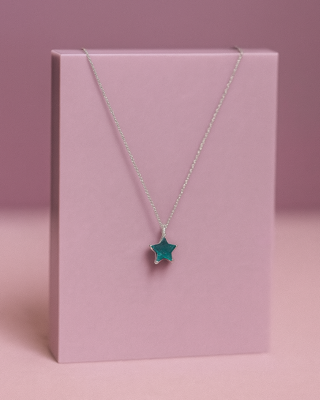 Colar pingente Estrela Prata 925 DCG0326