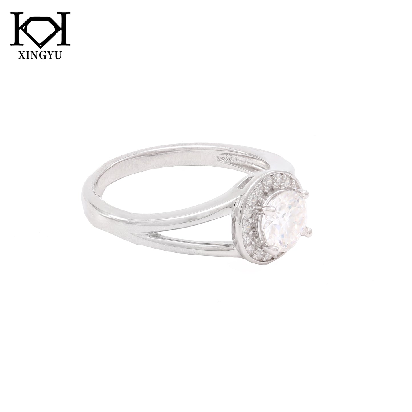 Anel prata 925 e Moissanite krs09459