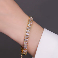 Pulseira cristal Cravação Inglesa