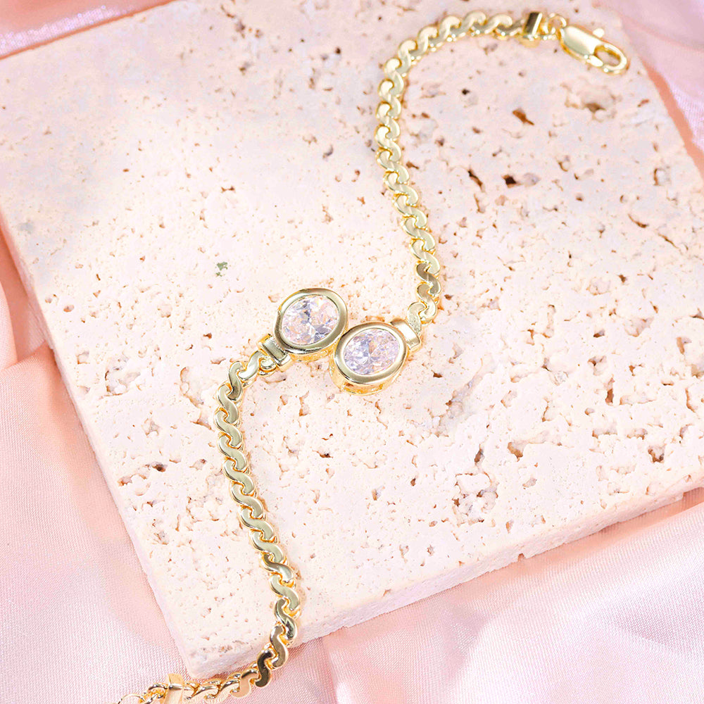 Pulseira Luxo com cravacao inglesa DCG0625