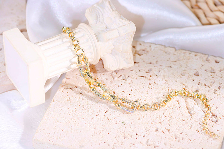 Pulseira inspiracao  cravejada DCG0637