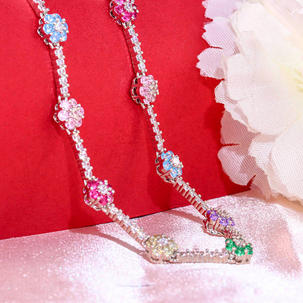 Colar Riviera Flowers XYN101675