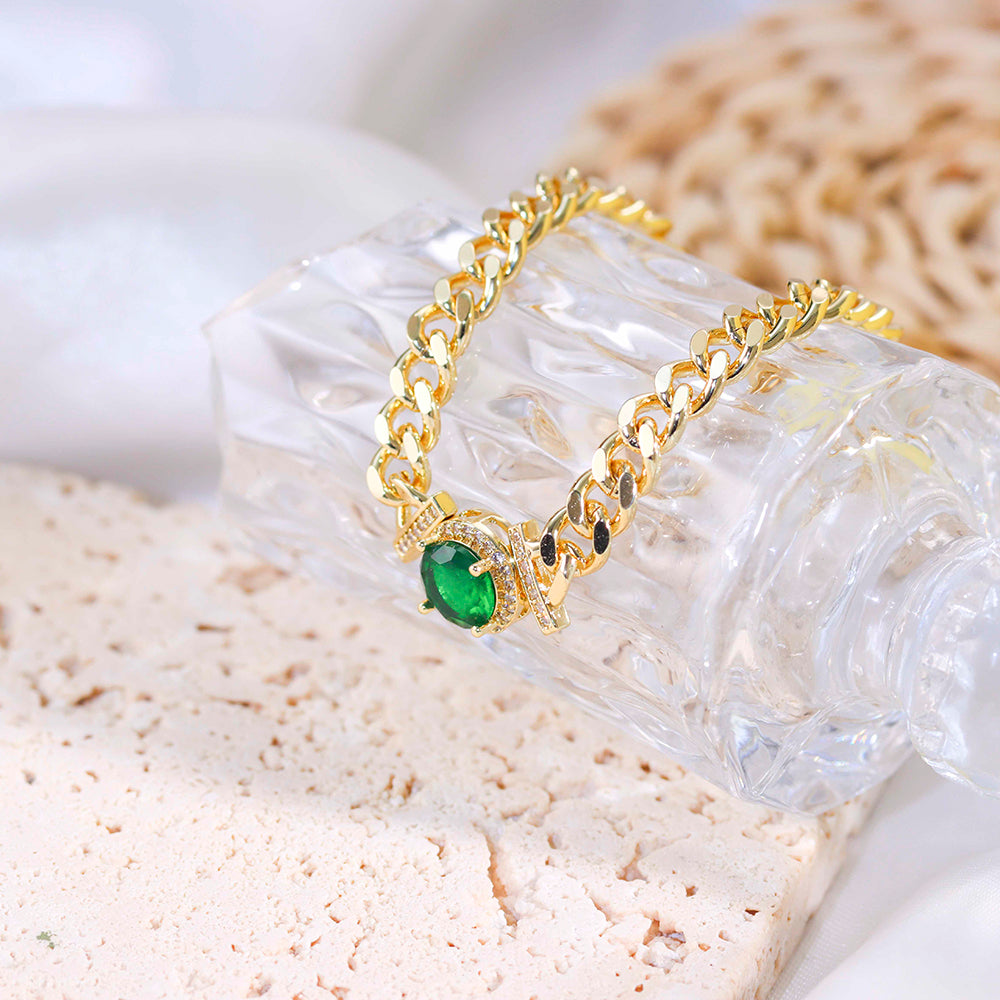 Pulseira Grumet Esmeralda DCG0616