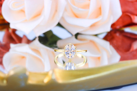 Anel Oval Solitario DCG0775