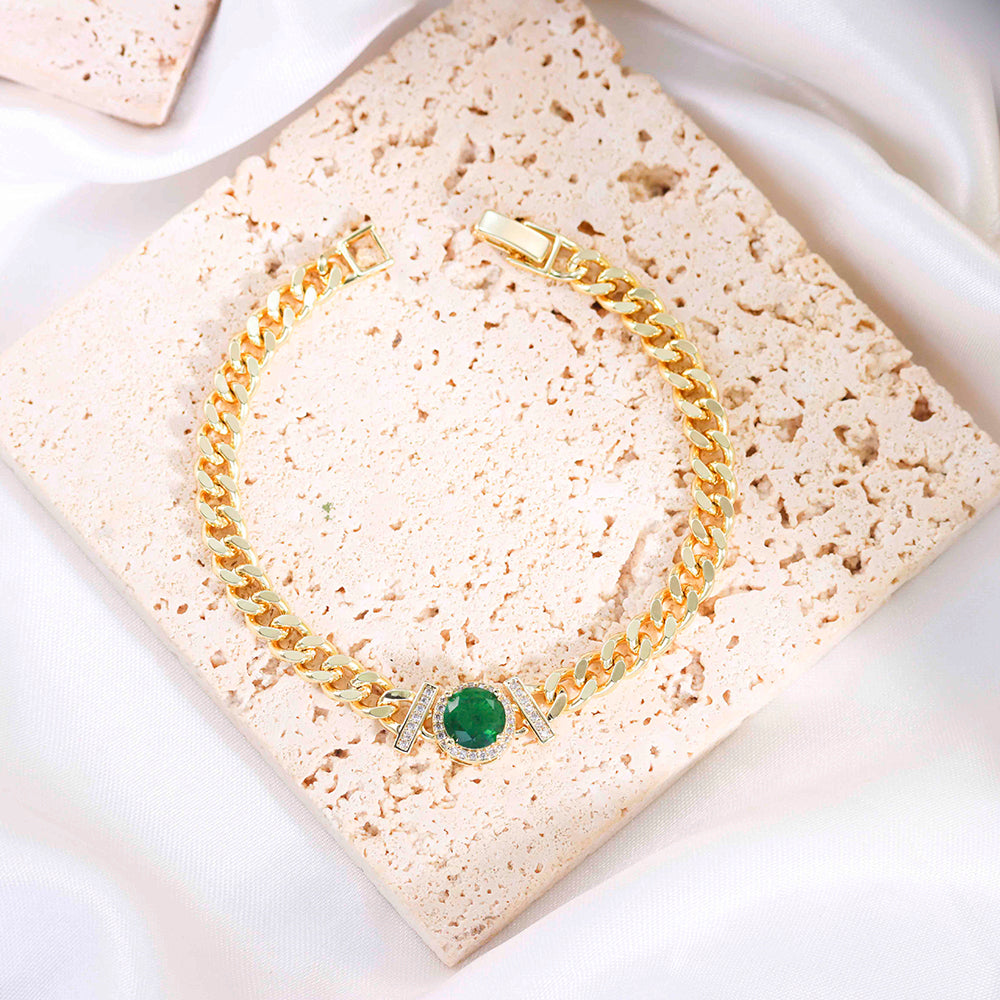 Pulseira Grumet Esmeralda DCG0616