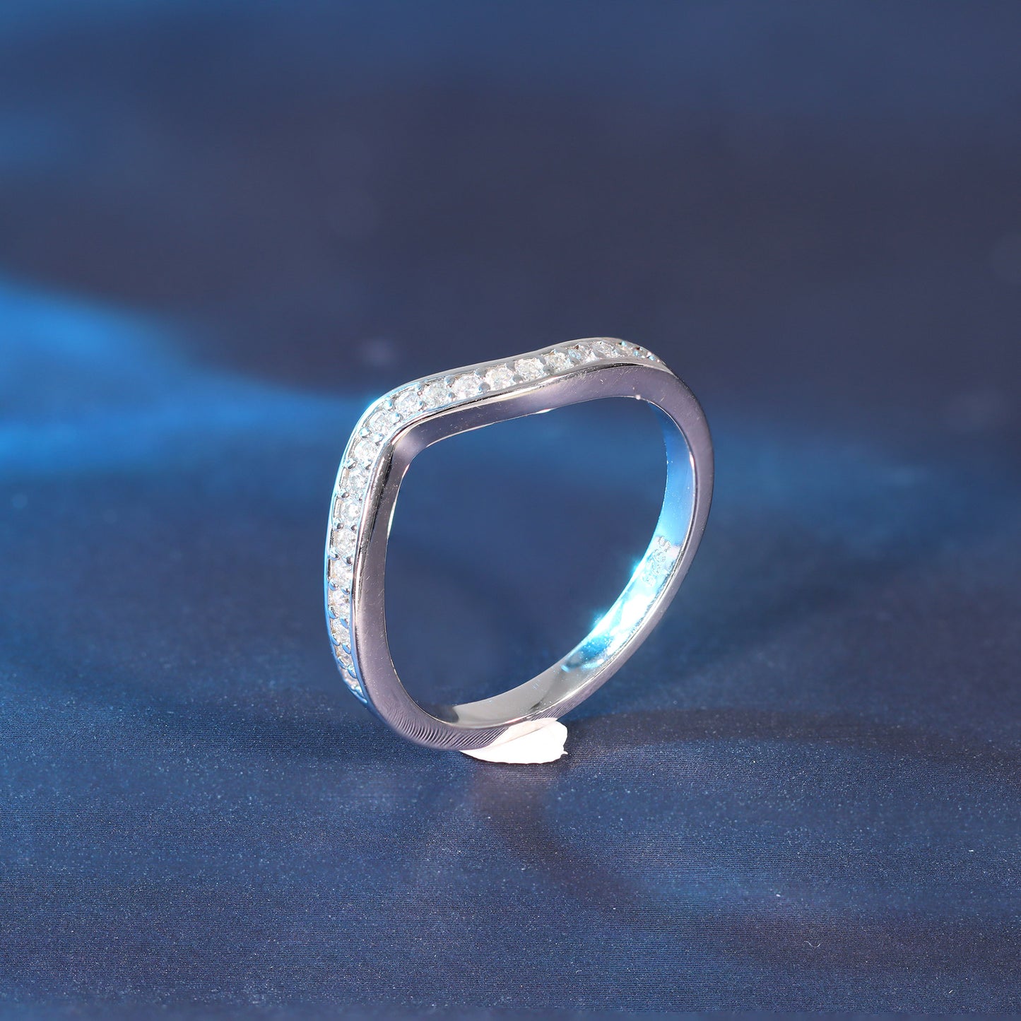 Anel Realeza Prata 925 e Moissanite XYR101496