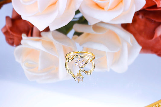 Anel soltario movimento e leveza DCG0760