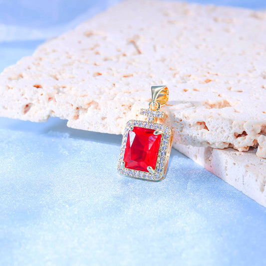 Pingente Luxo Rodolita DCG0674