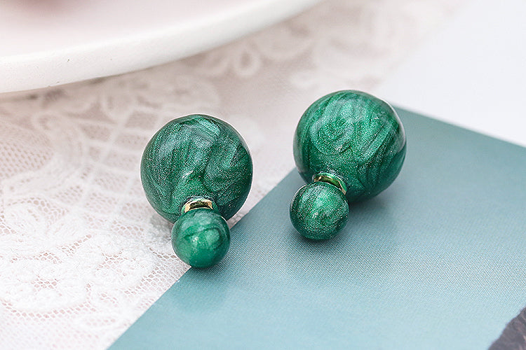 Brinco Esferas duplas  - XYE104295   新款