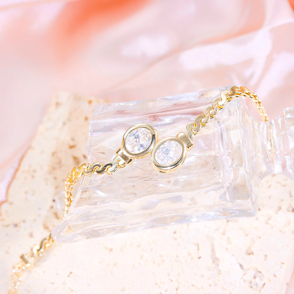 Pulseira Luxo com cravacao inglesa DCG0625
