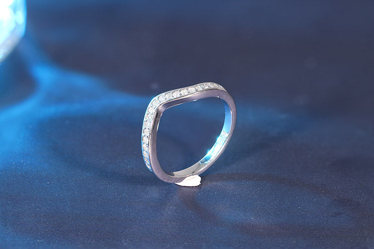 Anel Realeza Prata 925 e Moissanite XYR101496
