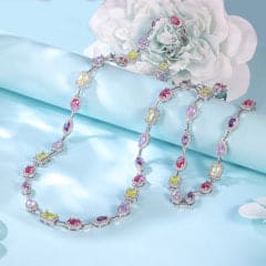 colar mix cores 45cm  XYN101212