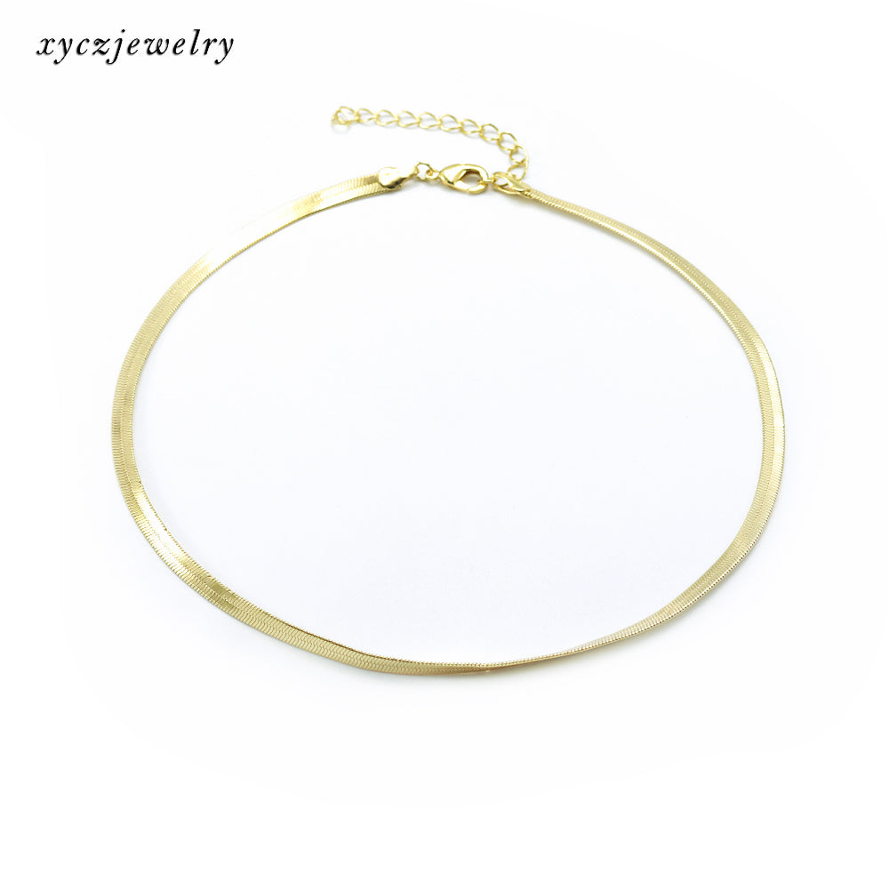 Pulseira Fita XYN100722-3 chain 蛇骨链  18+5cm