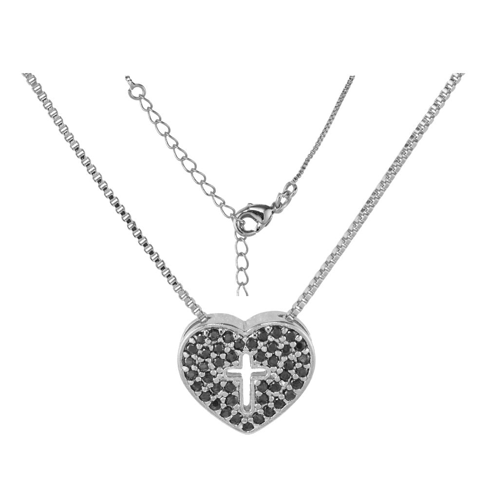 Colar Amor e Fé Black White LB313