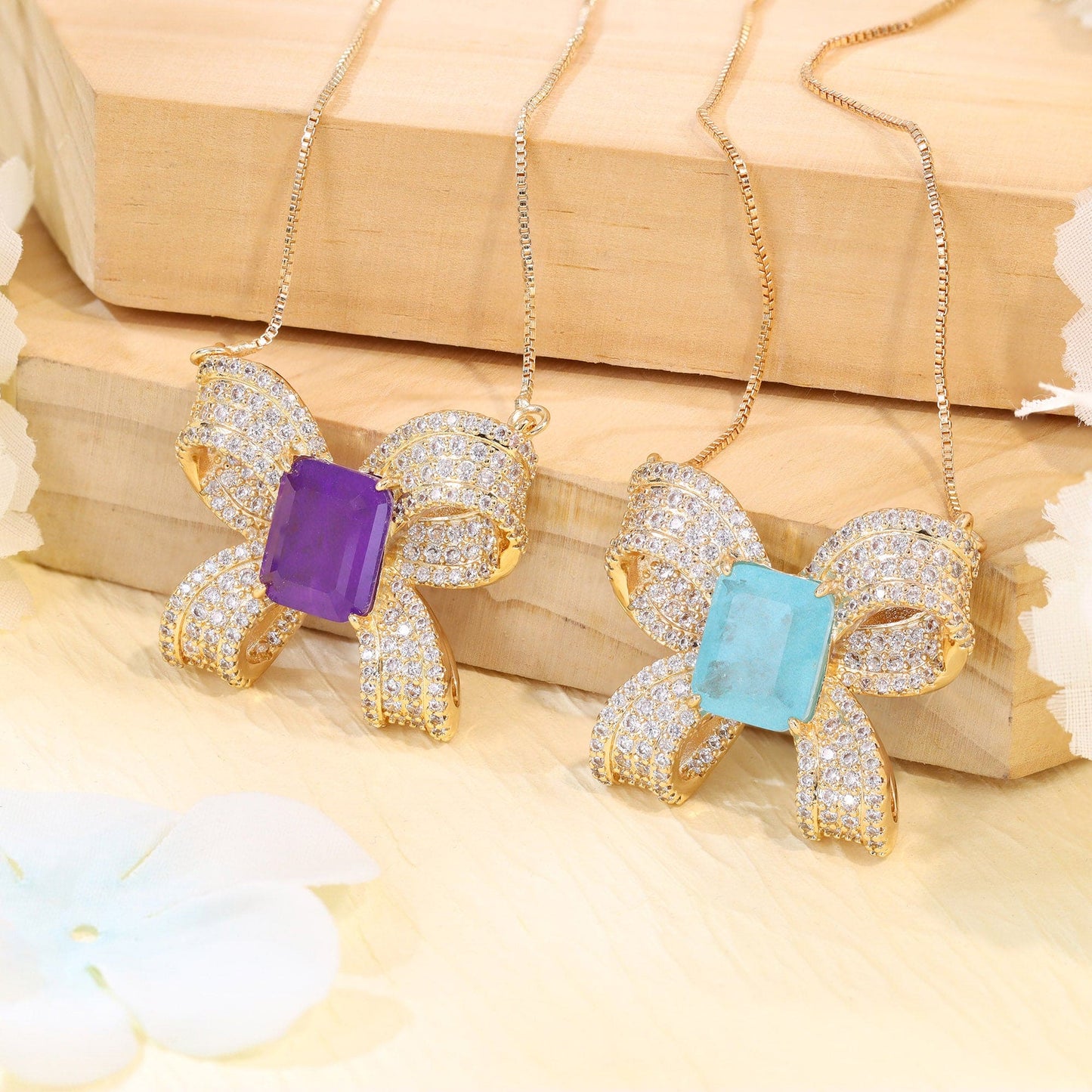 Colar de joias coloridas - XYN101306