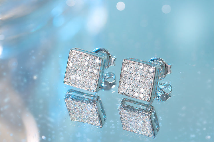 Brincos Encanto Prata 925 e moissanite XYE104916