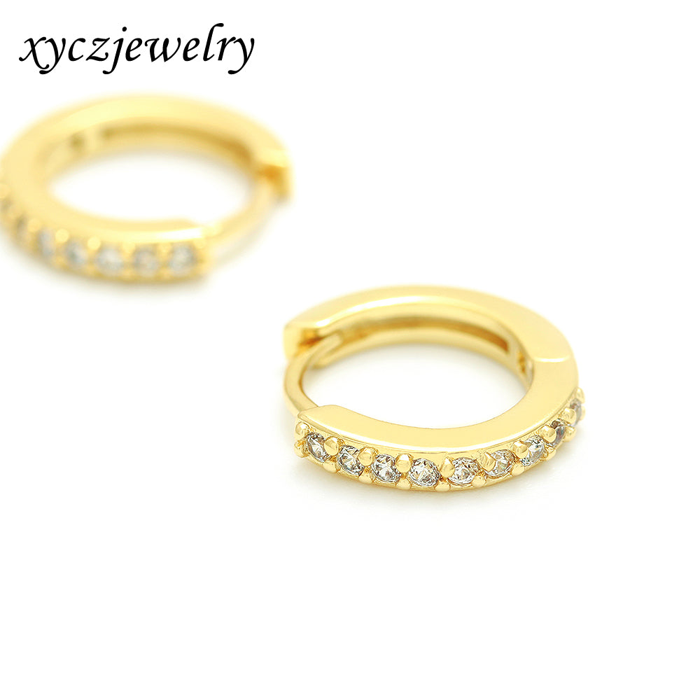 Brincos Argolinhas cravejadas XYS101097