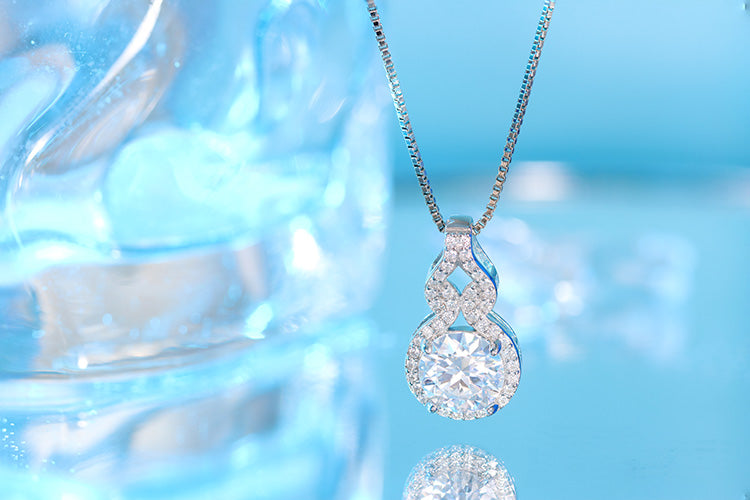 Colar Prata 925 e moissanite XYN101355