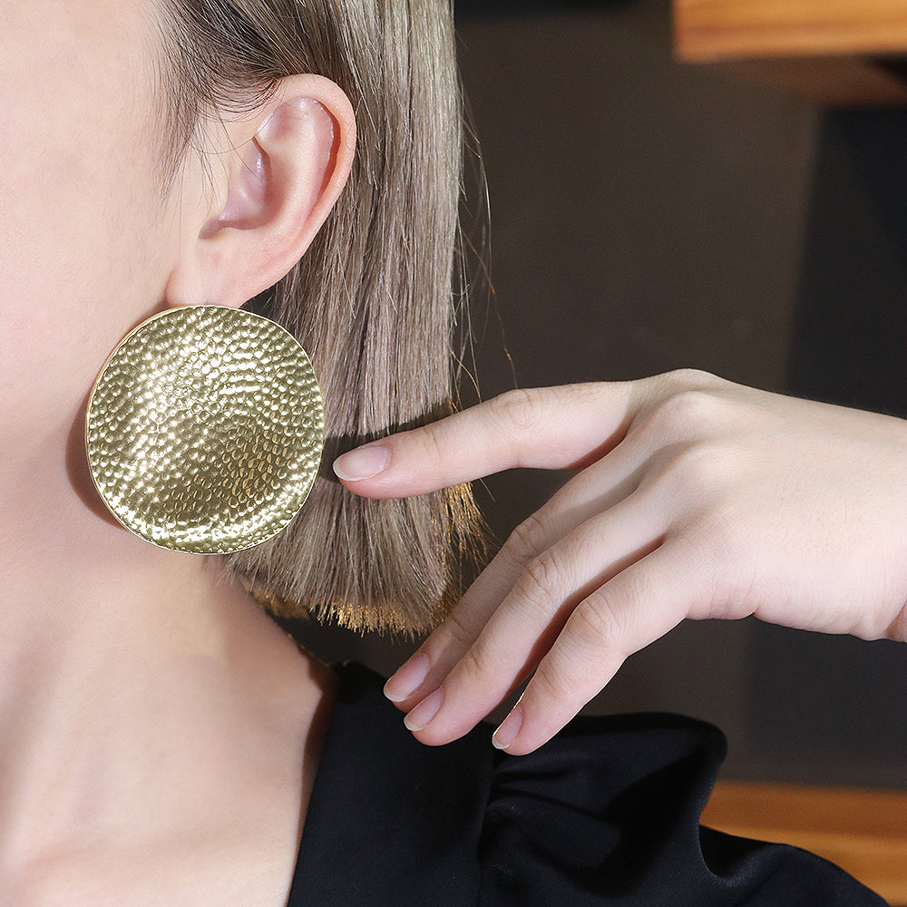 Brinco Round Gold - ACG1011