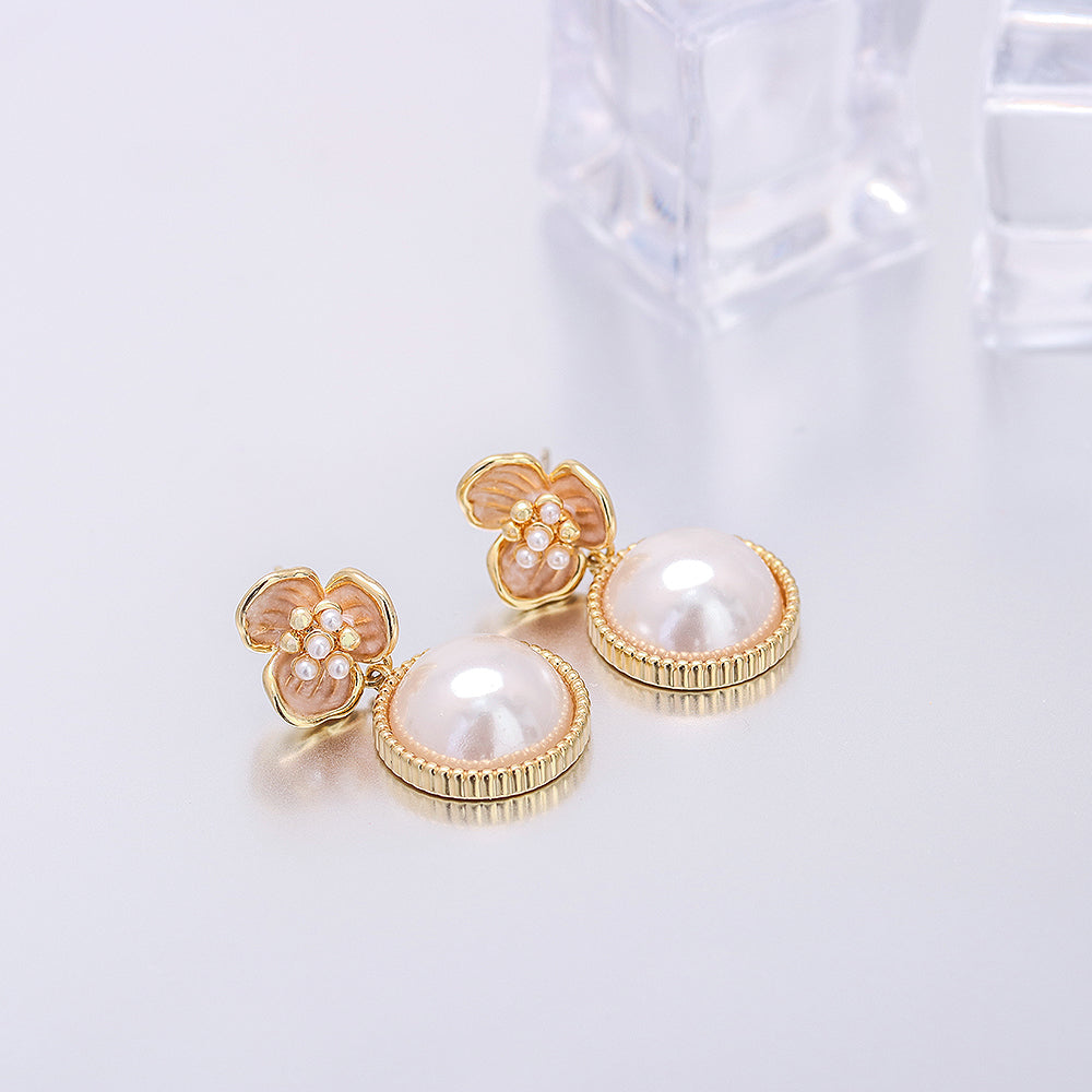 Brincos luxo perolas Shell - ACG1010