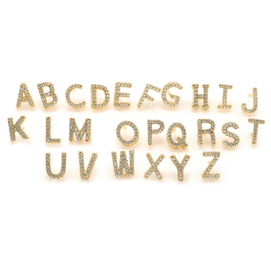 Brinco Letras Cravejadas XYPJ100457