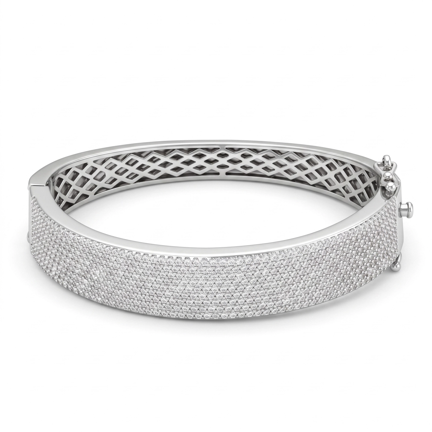Bracelete Coração Cravejado LB400