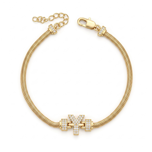 Pulseira Estilo Italiana Letra Y DCG1933