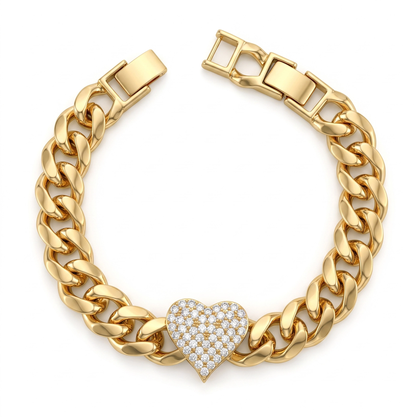 Pulseira Coração Luxo DCG1934