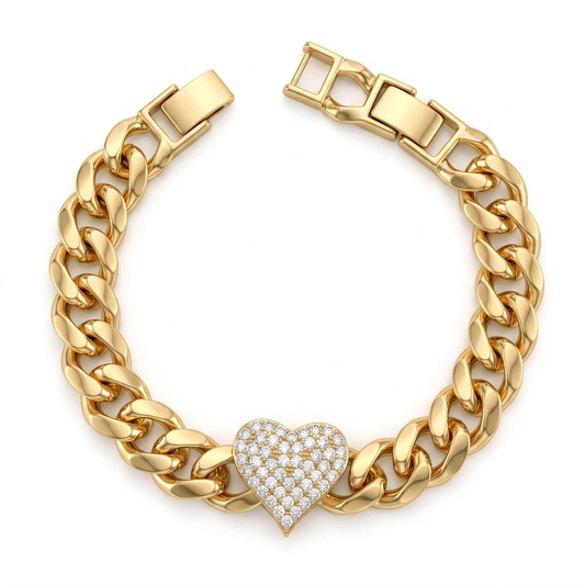 Pulseira Coração Luxo DCG1934
