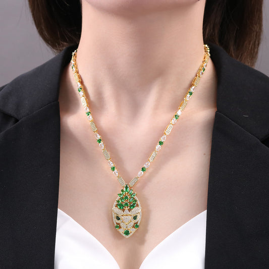 Colar Seprente Arvore Luxo XYN100760