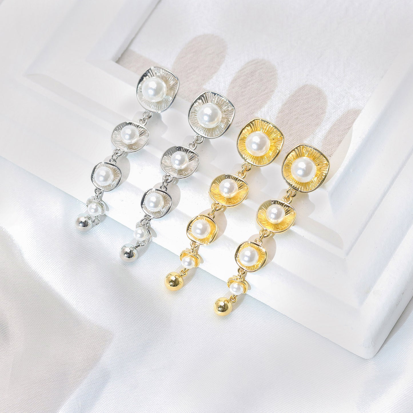 Brincos perfeitos perola Shell - CCG1017