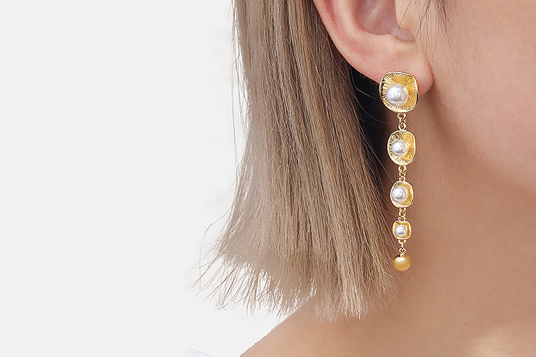 Brincos perfeitos perola Shell - CCG1017