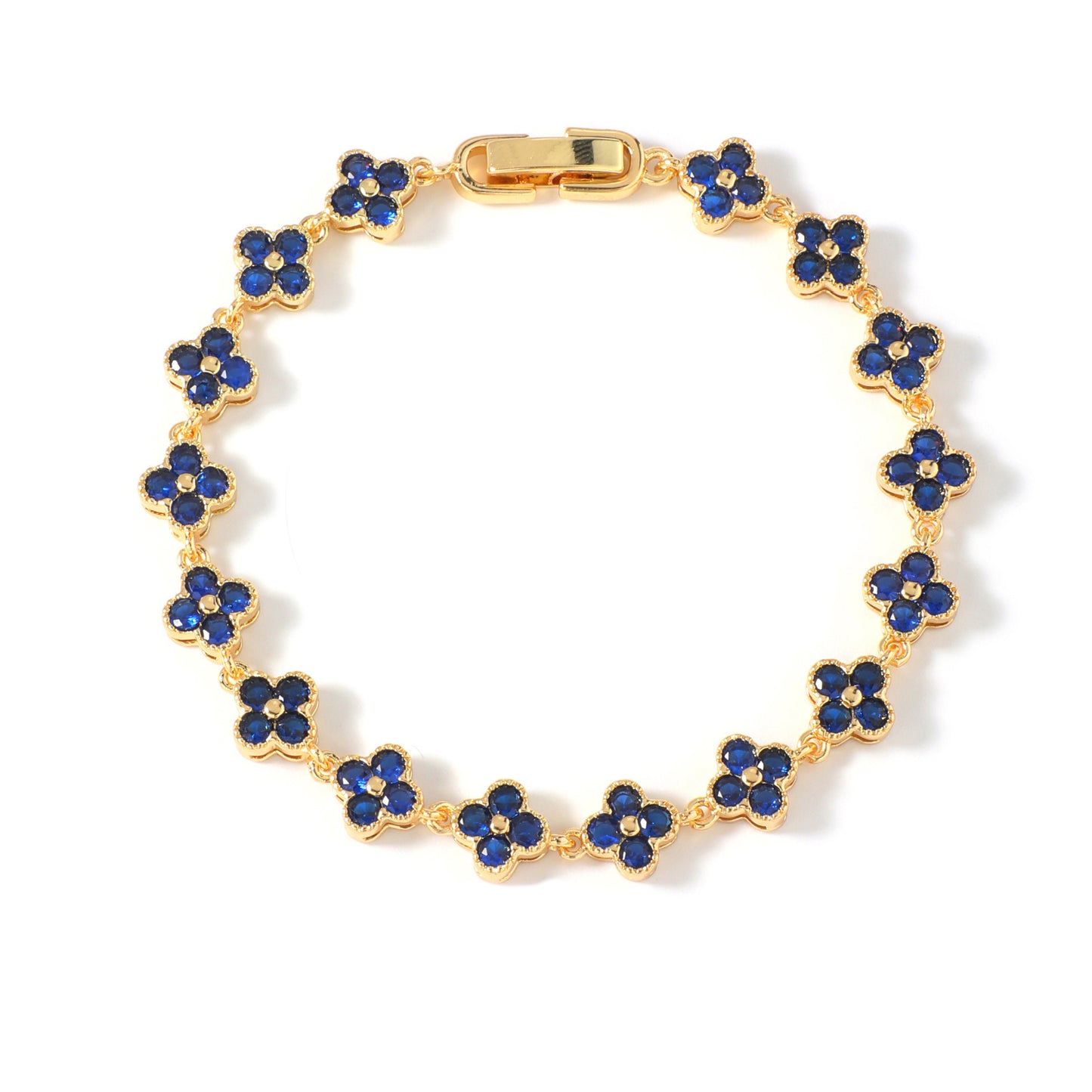 Pulseira Riviera Flowers colors 17 cm  DCG0827