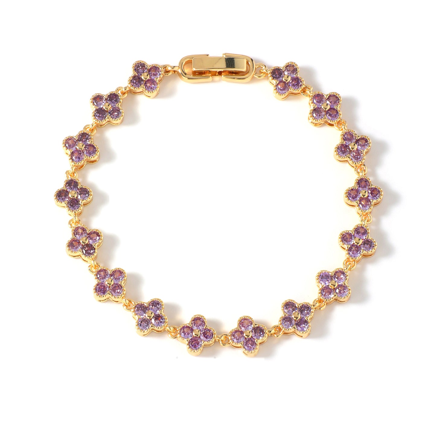 Pulseira Riviera Flowers colors 17 cm  DCG0827