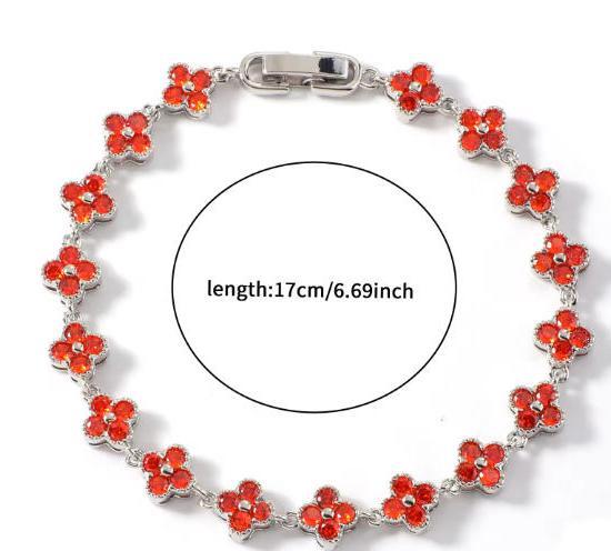 Pulseira Riviera Flowers colors 17 cm  DCG0827