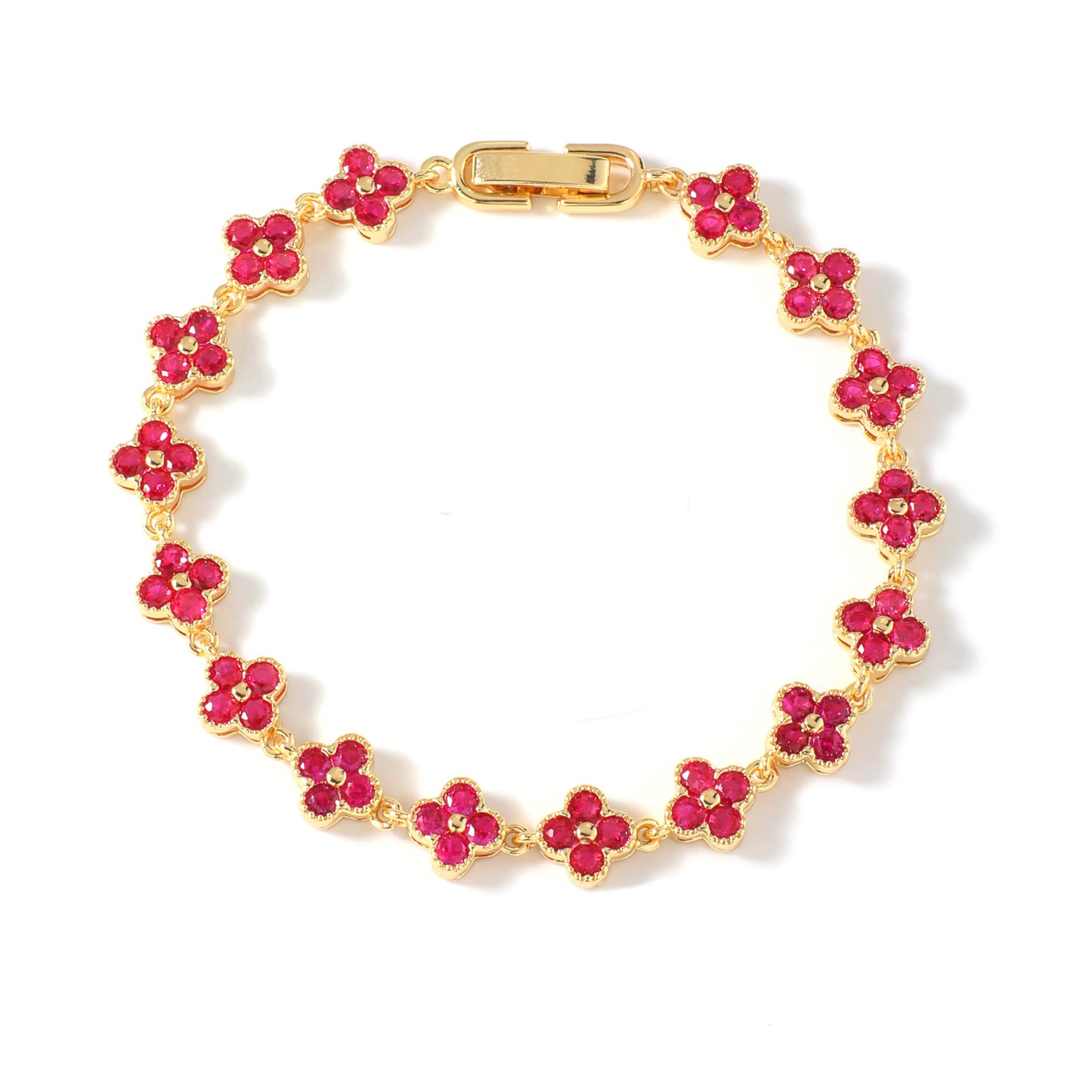 Pulseira Riviera Flowers colors 17 cm  DCG0827