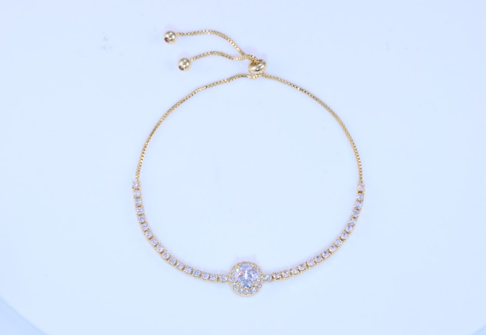 Pulseira Criculo de zirconia DCG0814