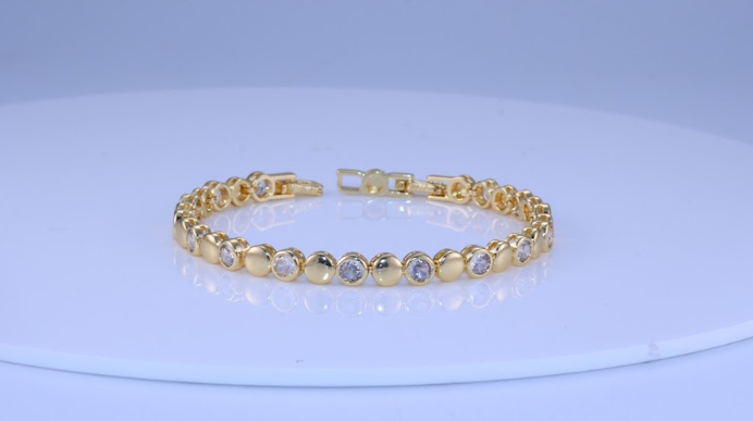 Pulseira Criculos brilhantes DCG0820