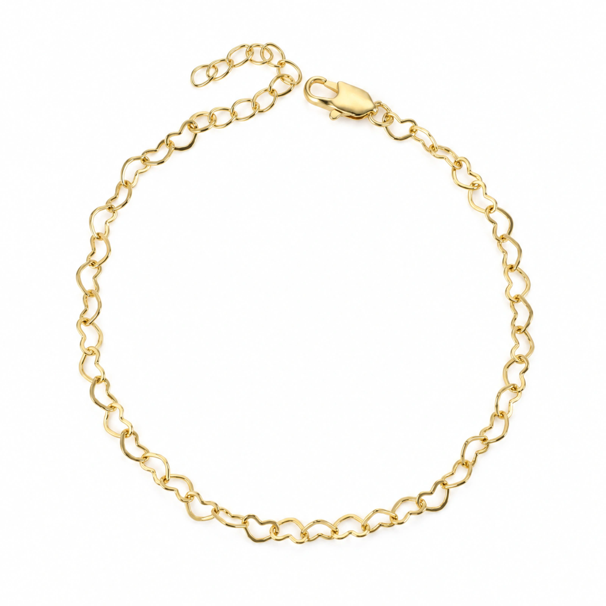 Pulseira Coracoes vazados DCG0513