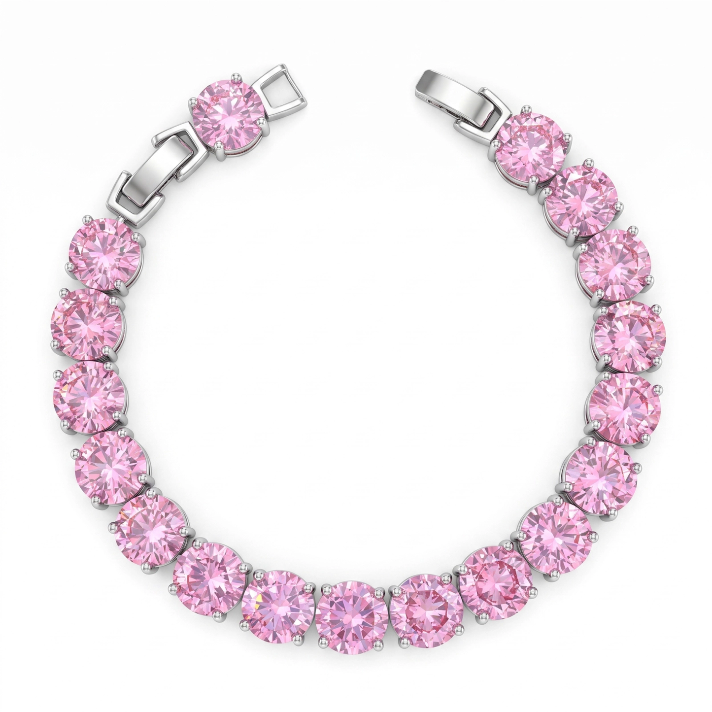 Pulseira Riviera pedras redondas  10mm DCG0915