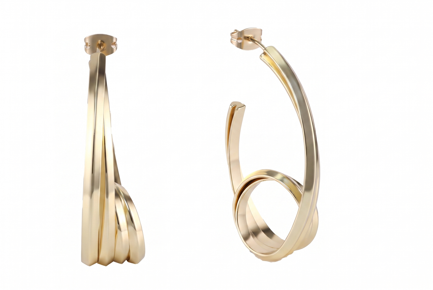 Brincos Design Argola Tripla DCG1610