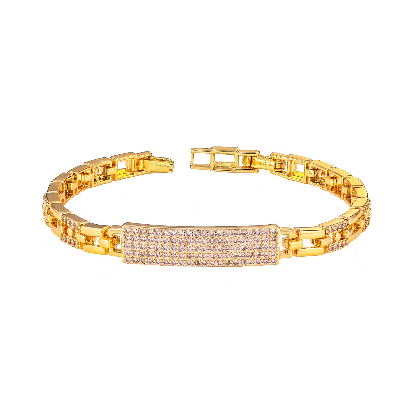 DCG1742 Chinese gold Bracelet 17N-17+2cm