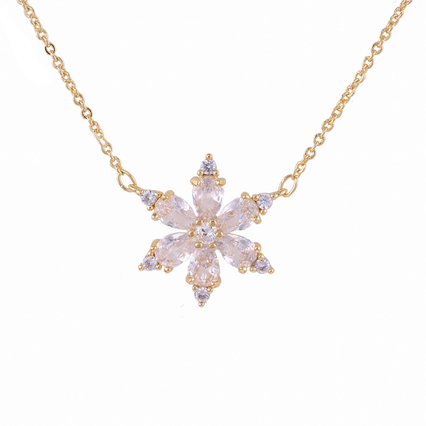 Colar Flor Iluminada DCG1768